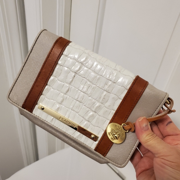 Brahmin DUXBURY Leather Crossbody/Clutch/Wallet, Classic Versatile - Picture 9 of 9